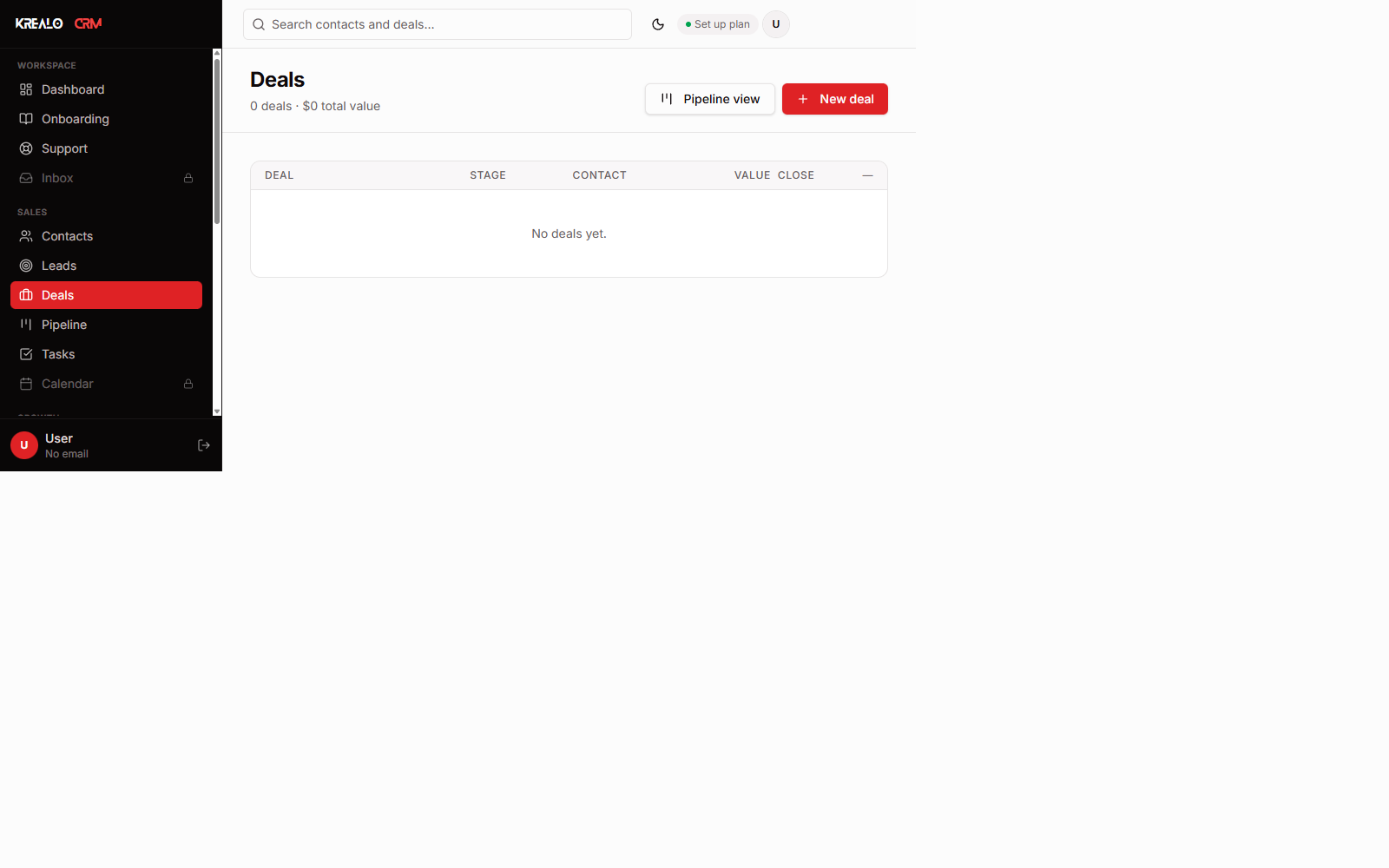 Deals module screenshot